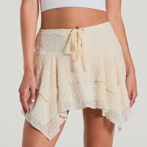 Lace Beige skirt